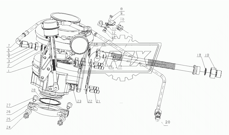 L7000-1118000/05 Турбонагнетатель в сборе