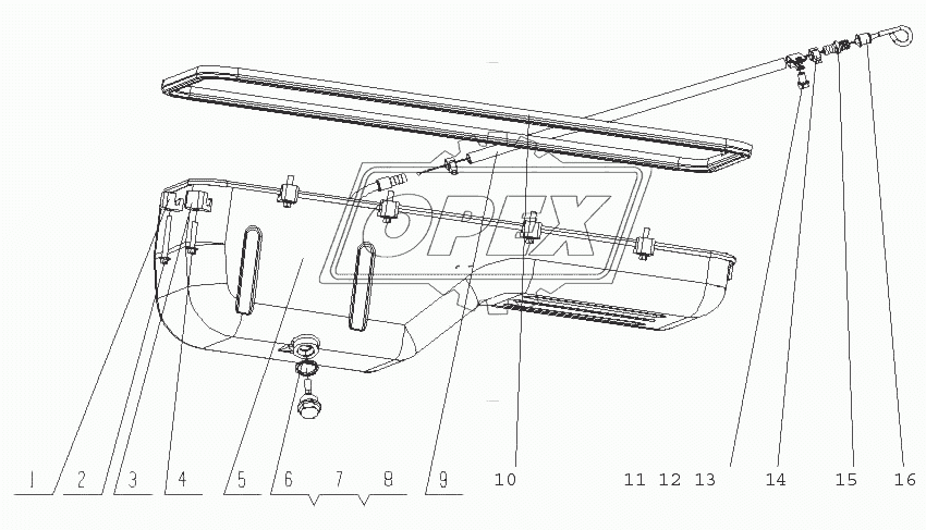 L30YA-1009000 Масляный поддон в сборе