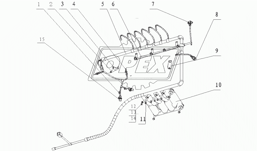 L38MA-3823000 Система управления в сборе