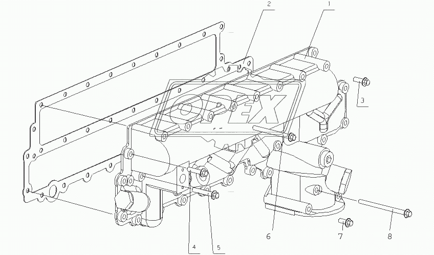 L3000-1013000C/03 Маслоохладитель в сборе