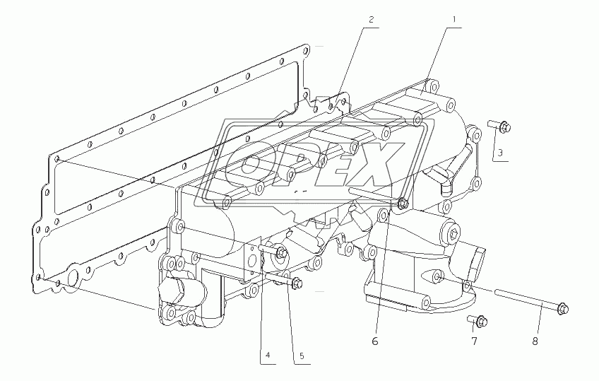 L3000-1013000C/04 Маслоохладитель в сборе