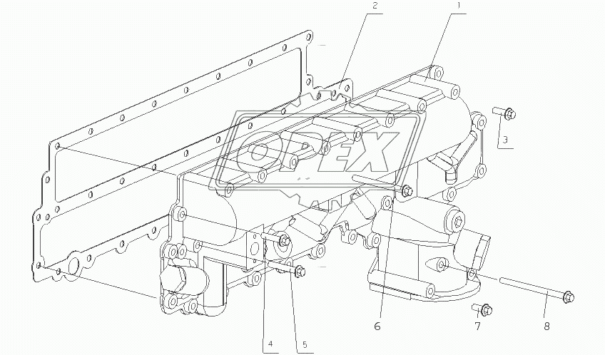 L3000-1013000C/04 Маслоохладитель в сборе