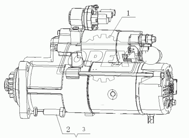 L300H-3708000/01 Стартер в сборе