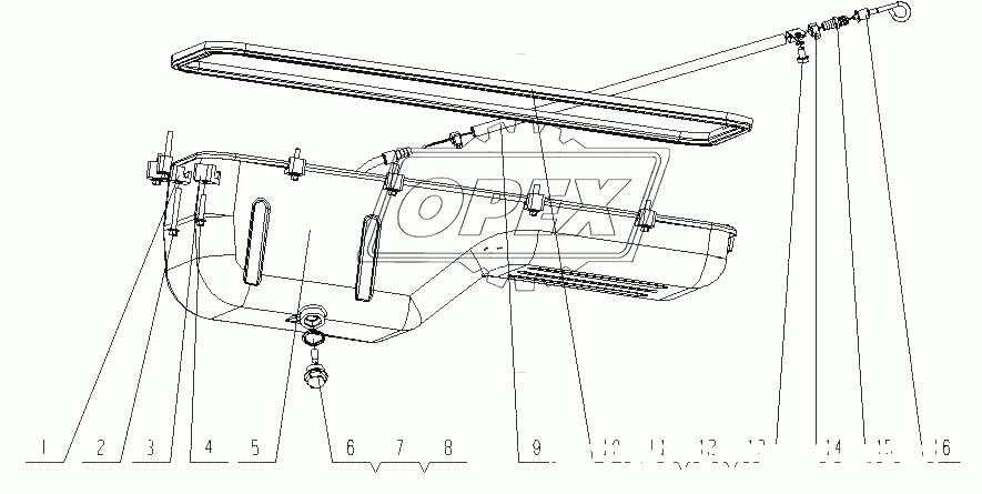 L30YA-1009000 Масляный поддон в сборе