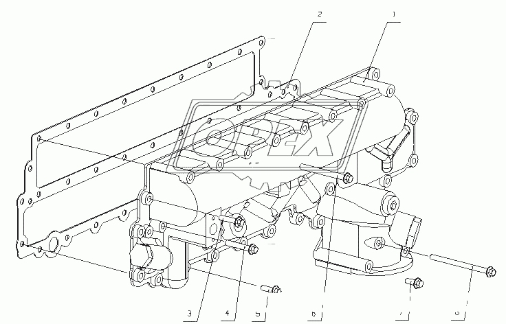 L3000-1013000C Охладитель масла в сборе