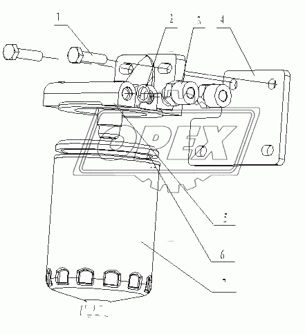 L3000-1105000 Топливный фильтр в сборе