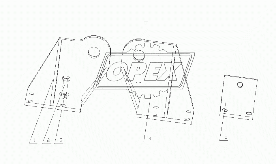 M3020-1001000 Подвеска двигателя в сборе