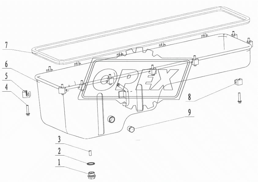 M3001-1009000 Масляный поддон в сборе