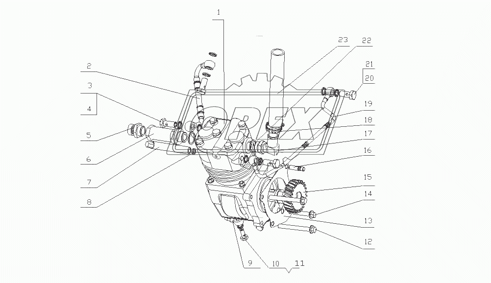 M3050-3509000 Пневматический компрессор