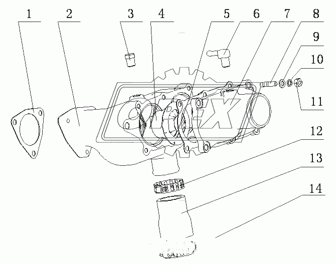 M2AD1-1306000/01 Термостат в сборе