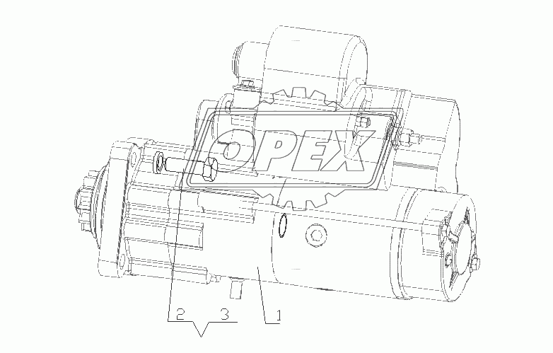 L300H-3708000/01 Стартер в сборе