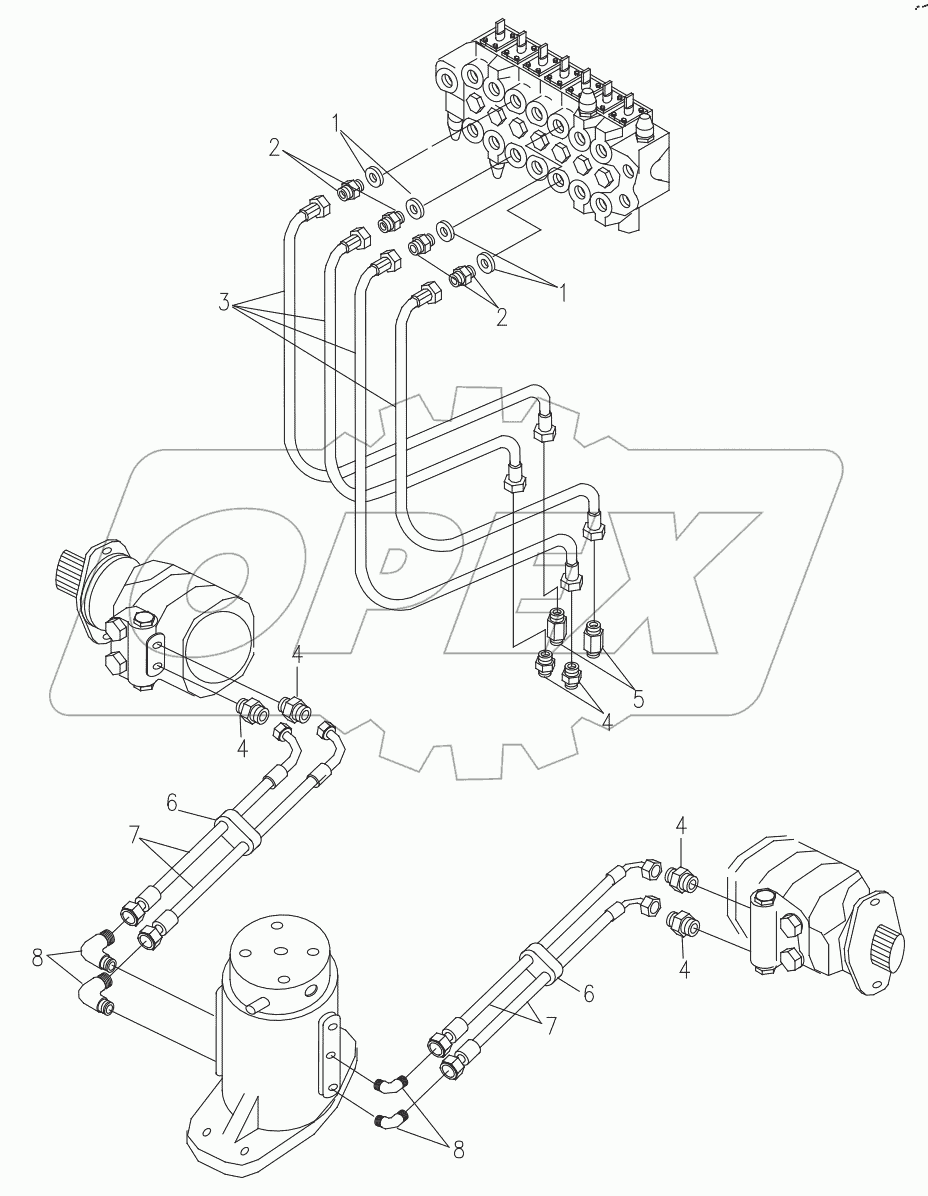 HYDRAULIC SYSTEM (TRAVELING CIRCUIT)