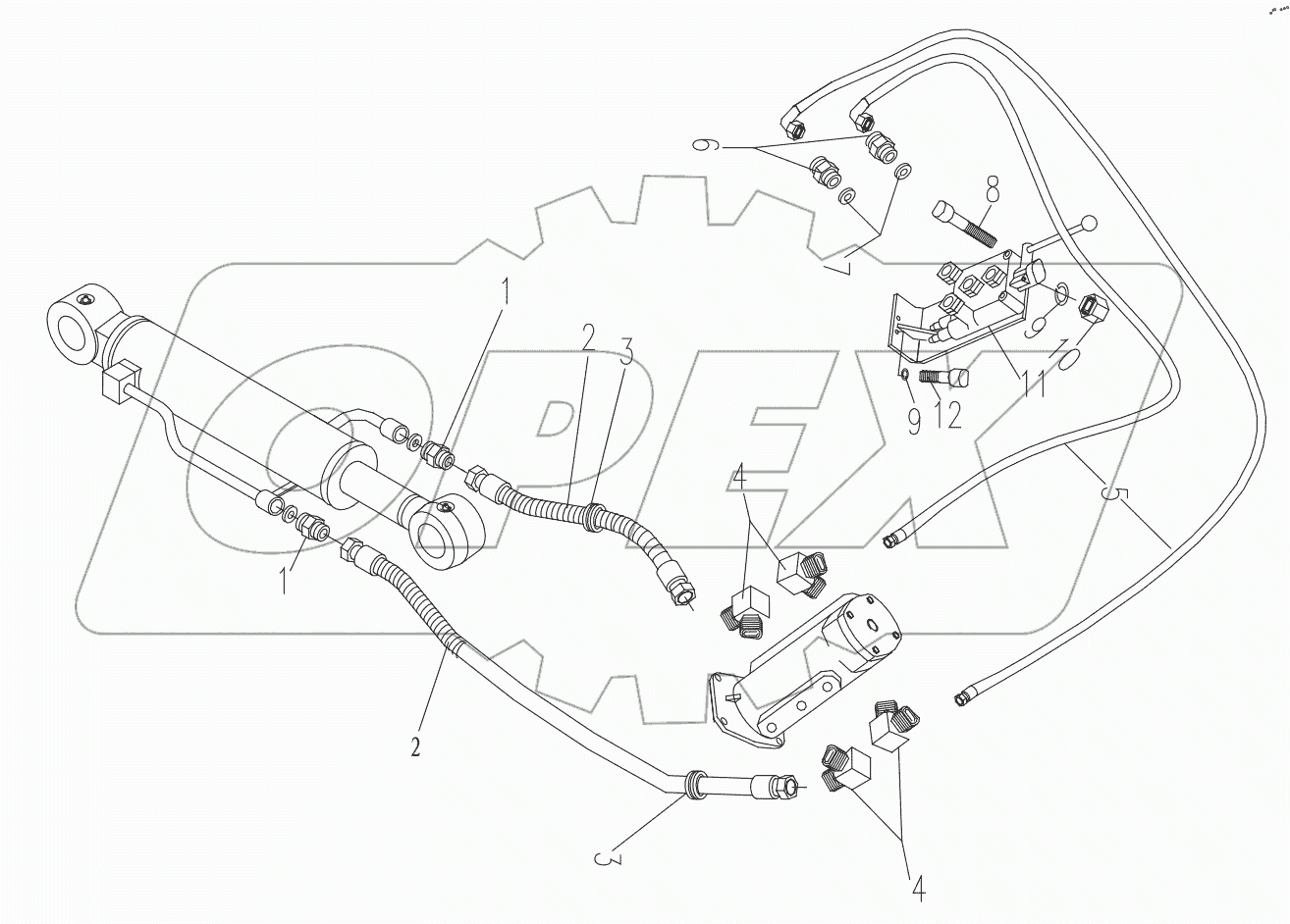  HYDRAULIC SYSTEM (DOZER UNIT CIRCUIT)