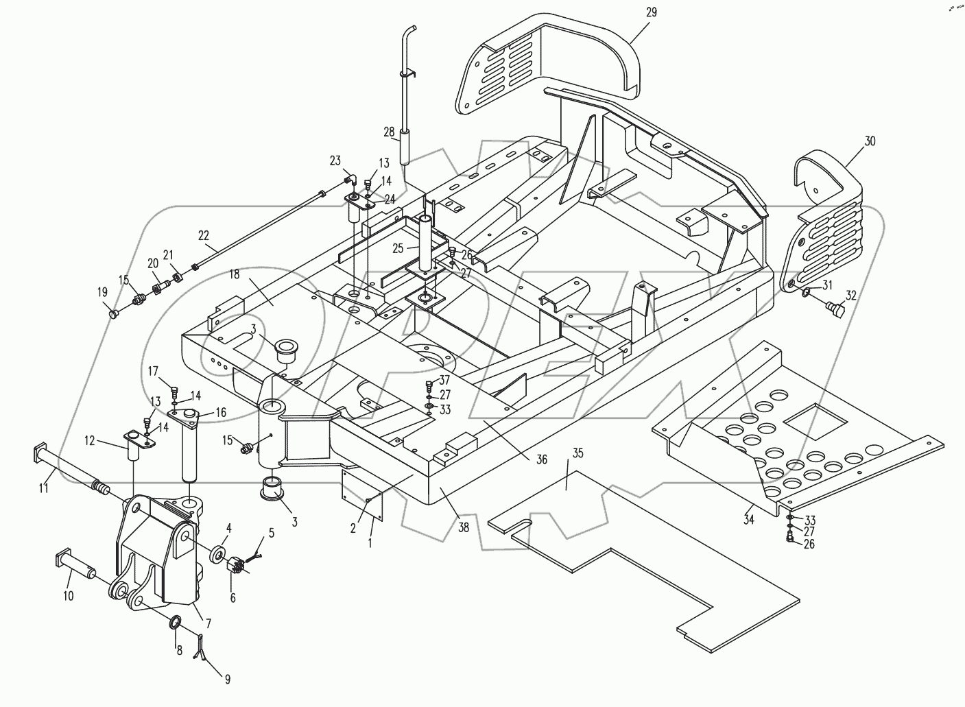  SLEWING PLATFORM (Applicable to 801J)