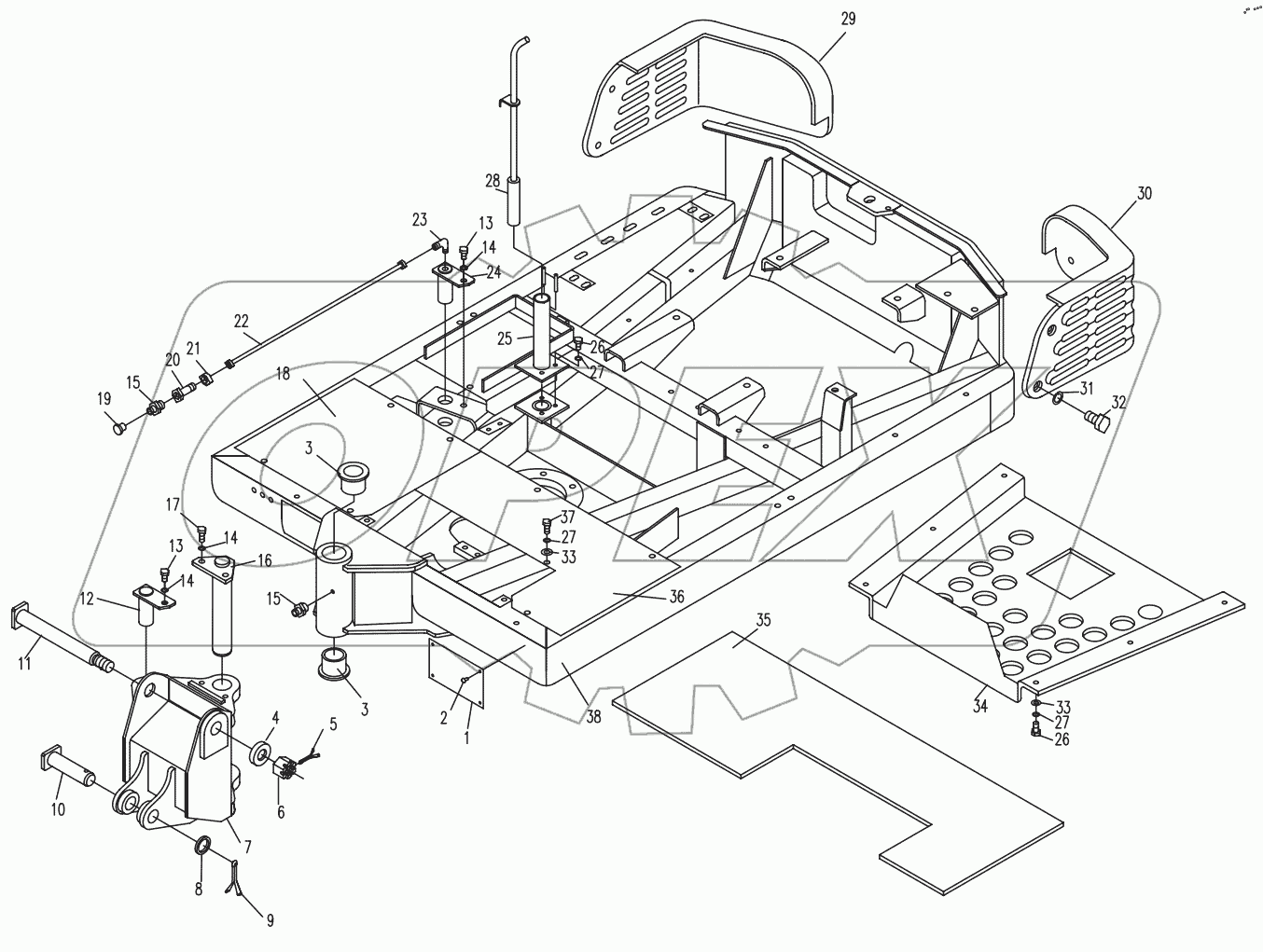  SLEWING PLATFORM (Applicable to 801K)