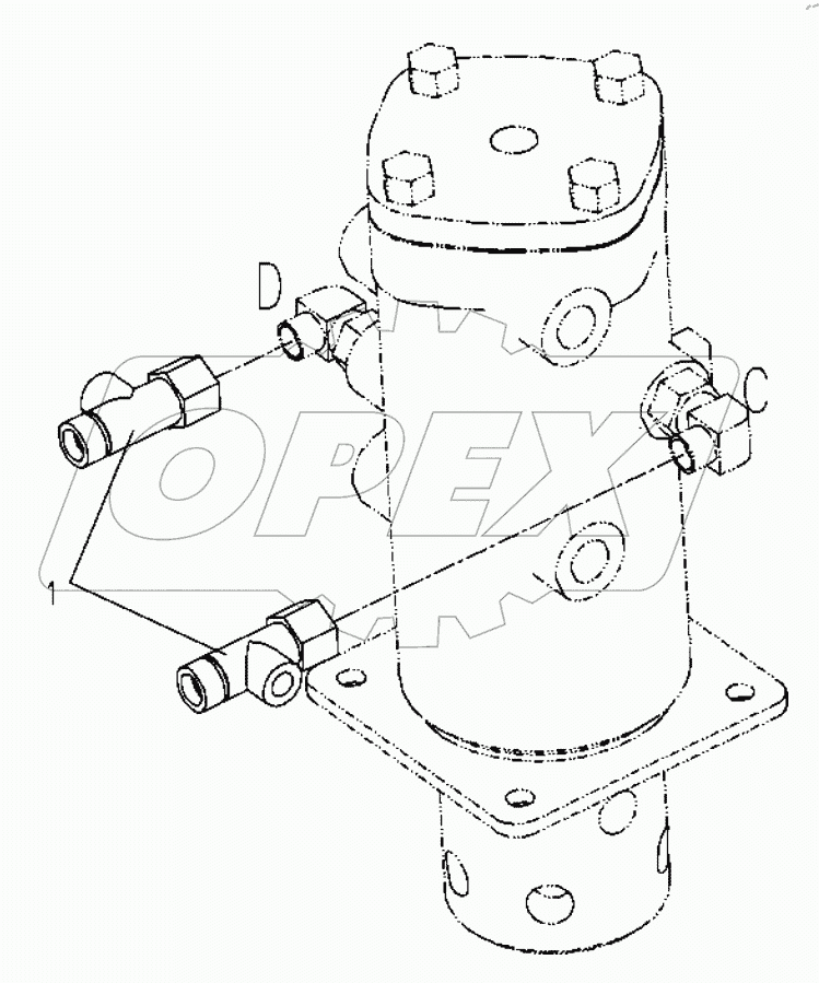  ГИДРАВЛИЧЕСКАЯ СИСТЕМА ЗАДНЕГО ХОДА МАШИНЫ