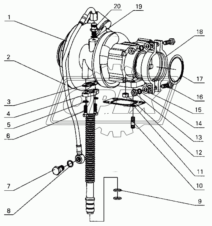G0100-1118000 Turbocharger assembly