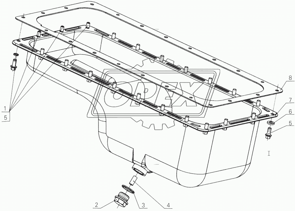 D30-1009000 Oil sump assembly