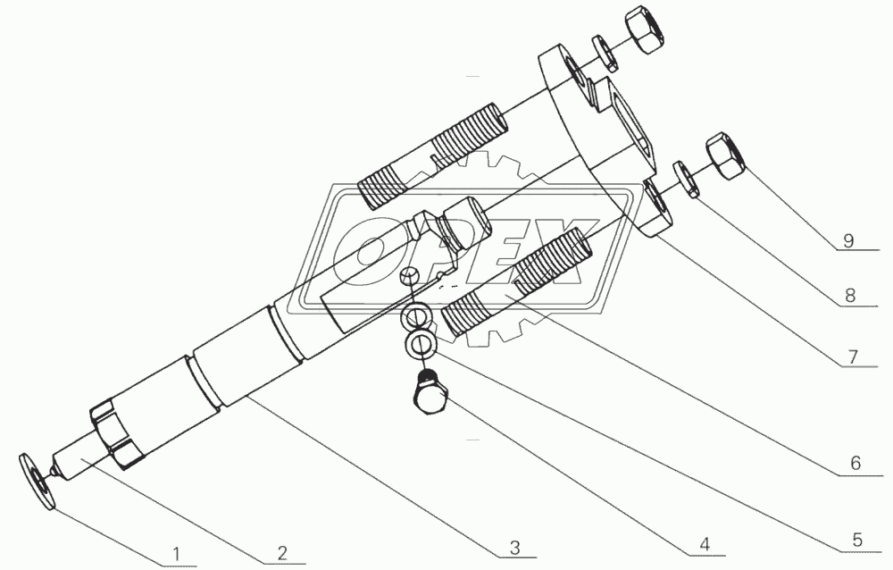 D0800-1112000 Fuel injector assembly