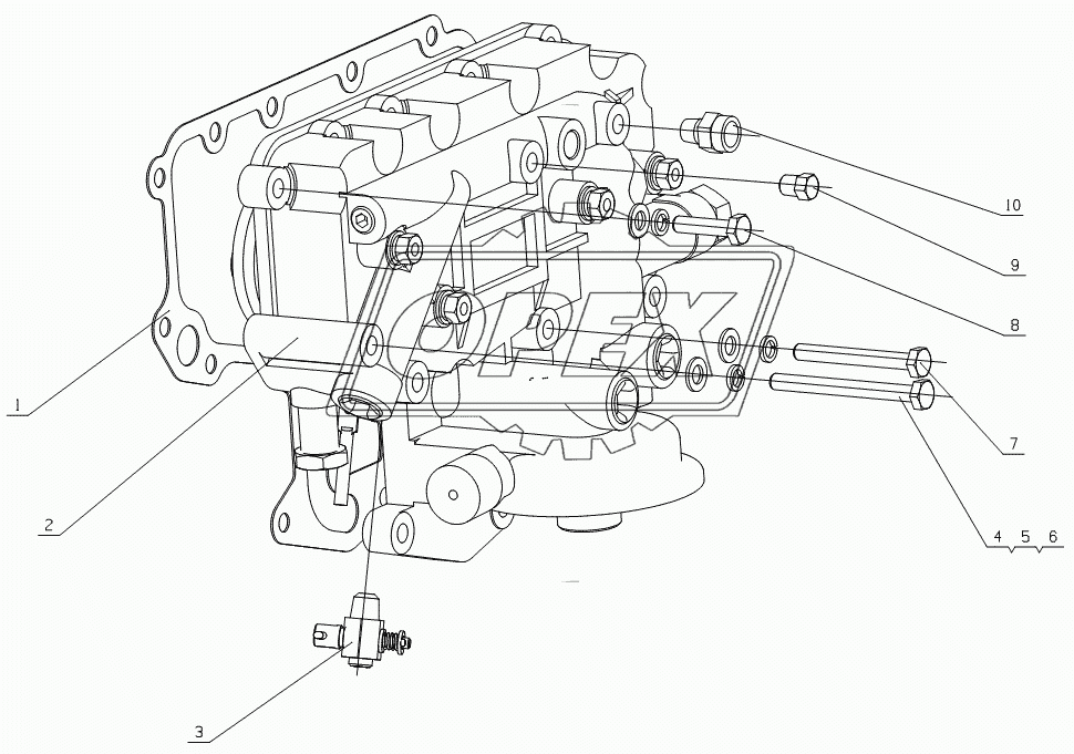 G0100-1013000 Oil Cooler Assembly