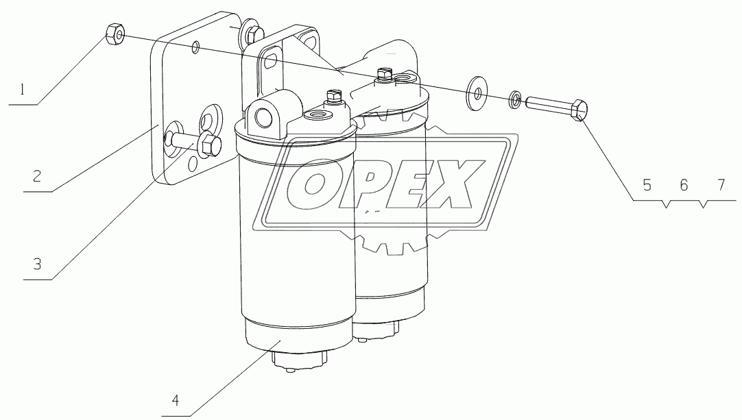 G0803-1105000 Fuel filter assembly