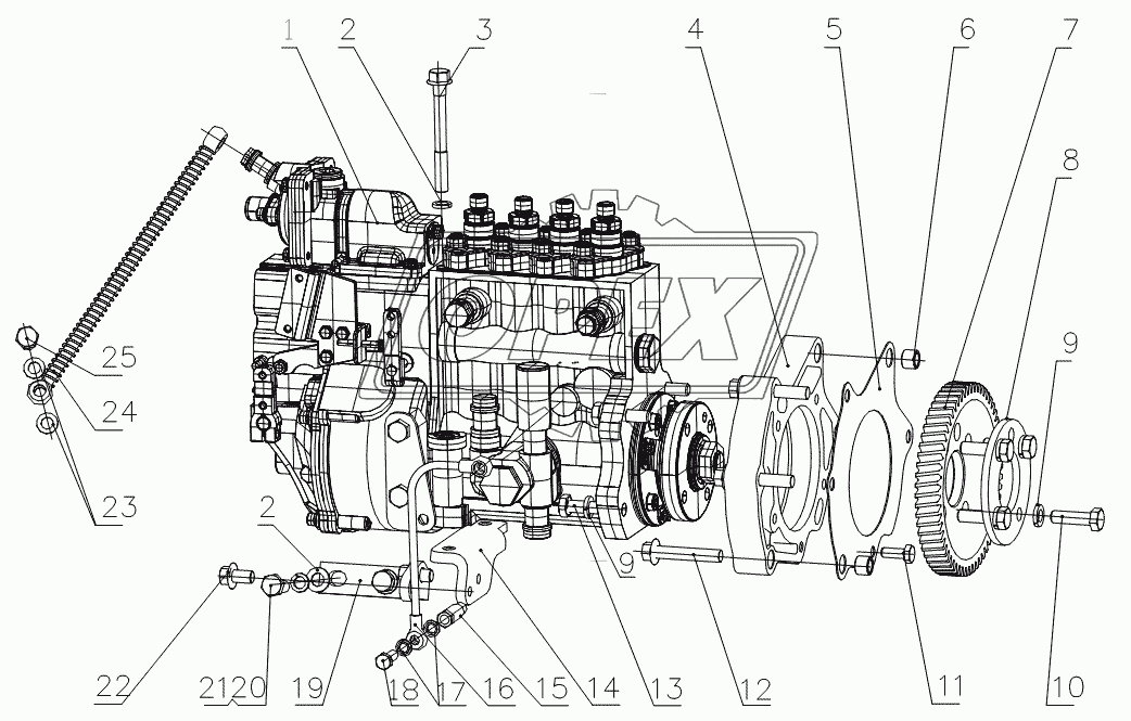 G0800-1111000A Injection Pump Assembly