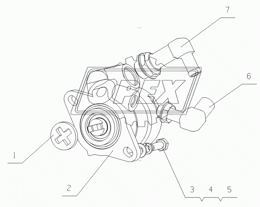 G0219-3407000 Steering Pump Assembly