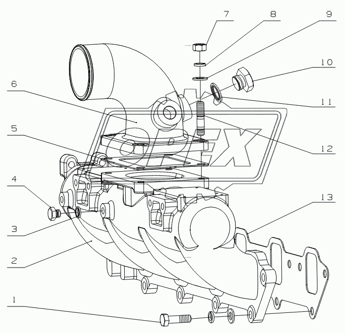 G0401-1008100 Intake manifold assembly