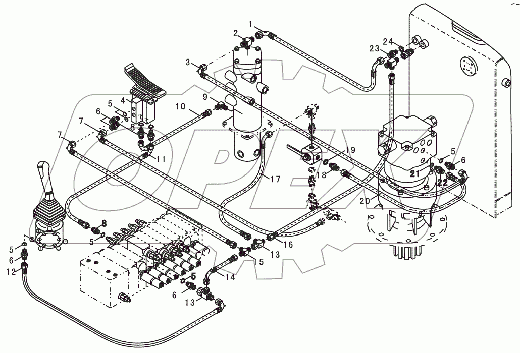  HYDRAULIC SYSTEM FOR GUIDE CONTROL 4