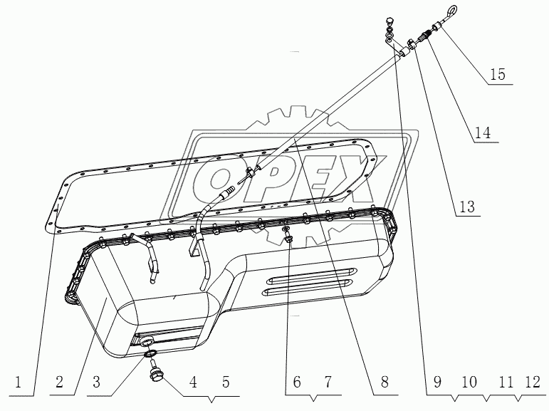 G6000-1009000 Oil sump assembly
