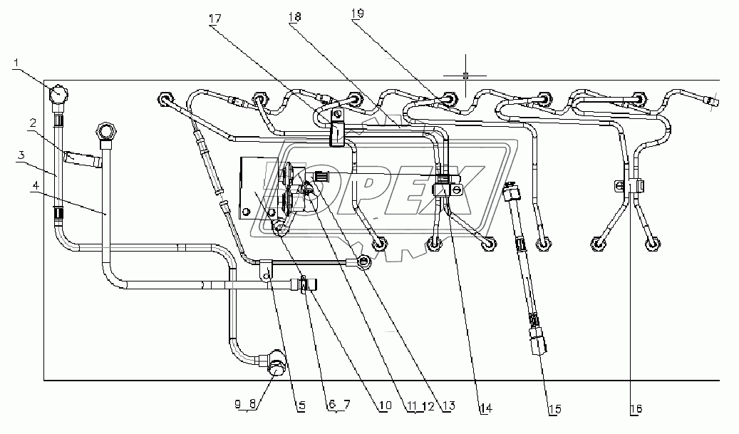 G6000-1104000 Fuel Supply Line Assembly