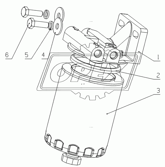 G5800-1105000 Fuel Filter Assembly
