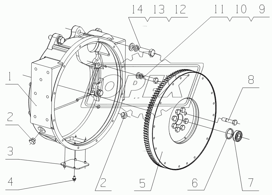 G65AB-1600000 Power Output Assembly