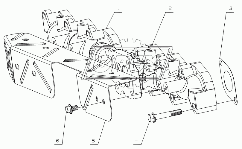 G6000-1008020 Exhaust assembly