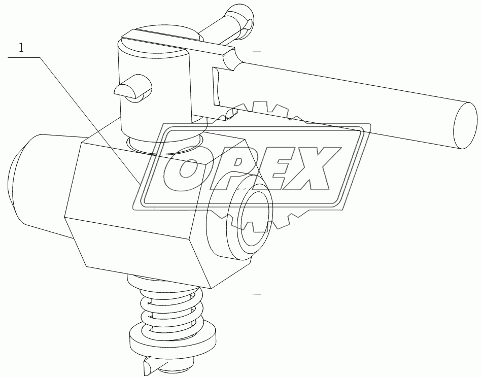 231-1305000 Drain water cock assembly