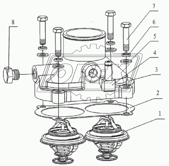 L3002-1306000 Thermostat assembly