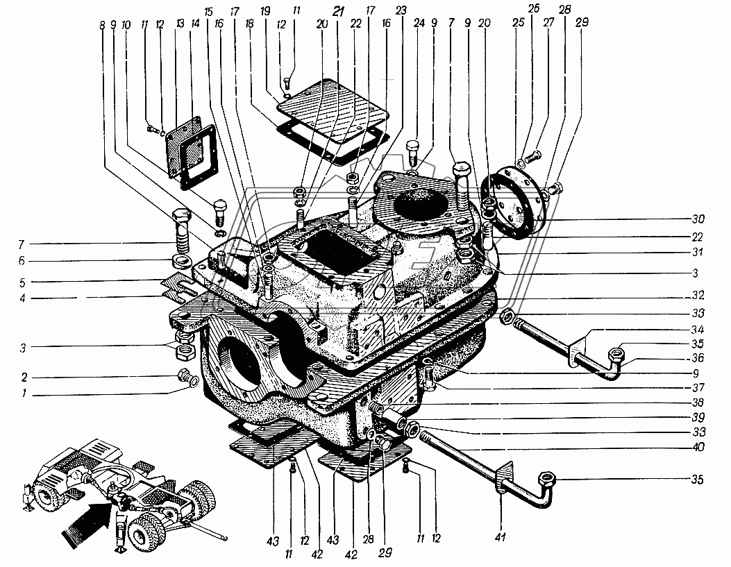 Коробка перемены передач 4361А.03 1