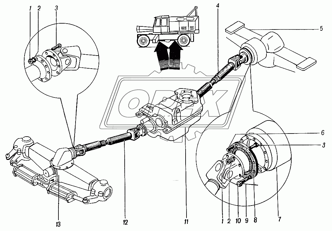 Ходовая часть крана 4361А.12