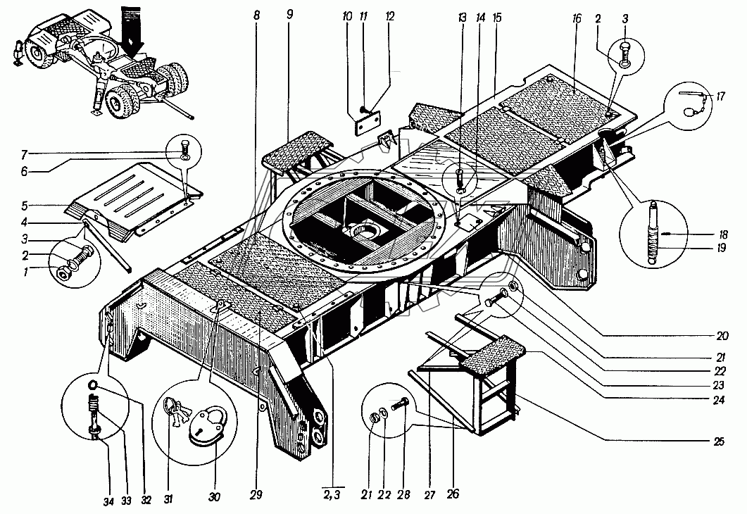 Рама нижняя 4361А.07