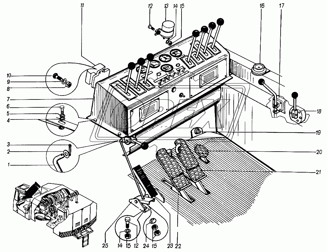 Пост управления 4361А.50А 1