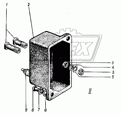Электрооборудование 4361А.51. Щиток дизеля 4361А.51-120