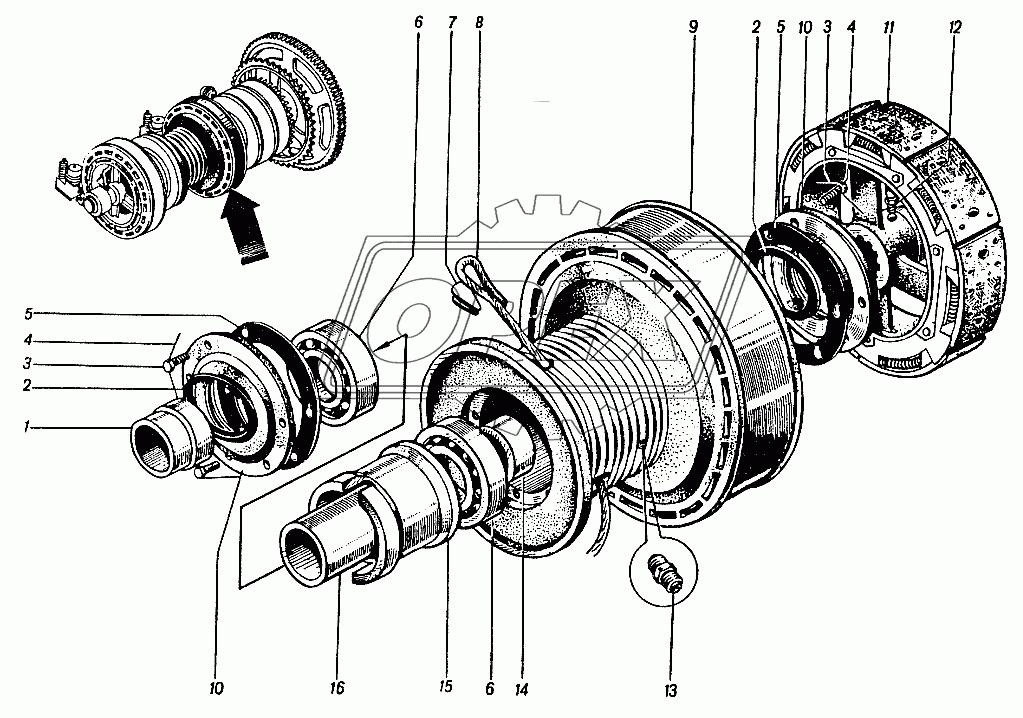 Лебедка 4361А.20 1