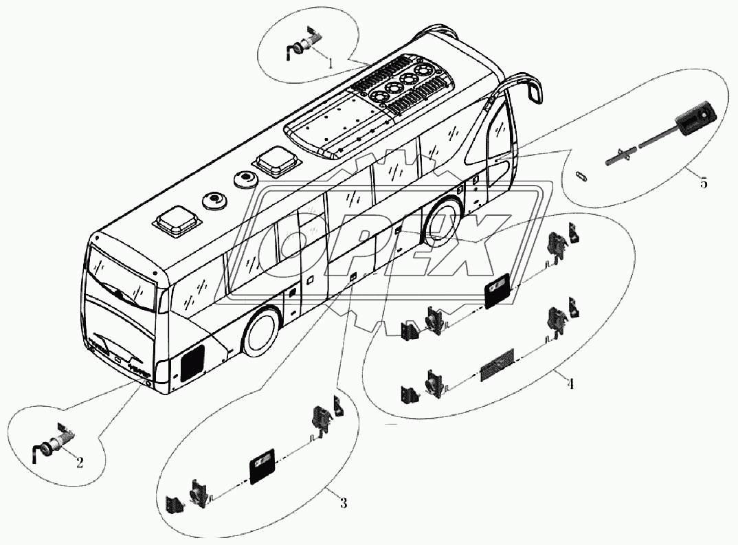 5940-01354 Замок отсека