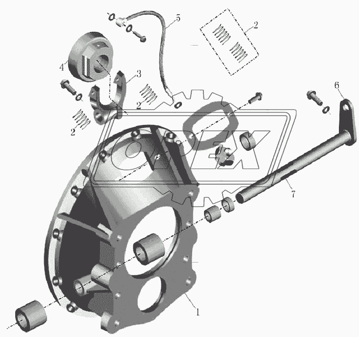 1701-00024A Корпус сцепления