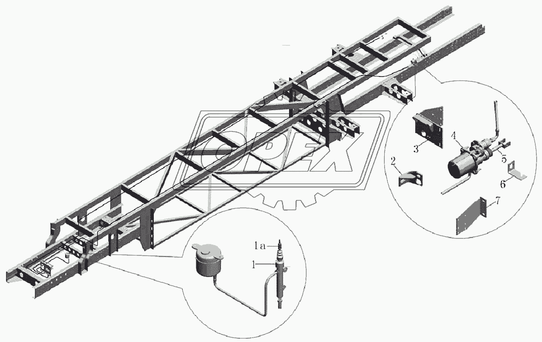 PA16-1602-03 Механизм управления сцеплением