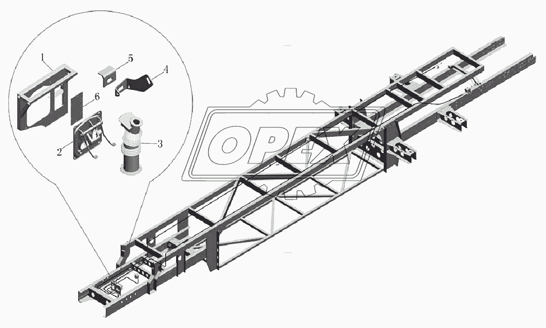 PA16-8600-04 Механизм управления вождением