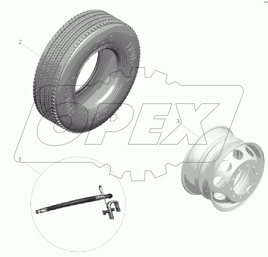 PA127-3106-01 Шина