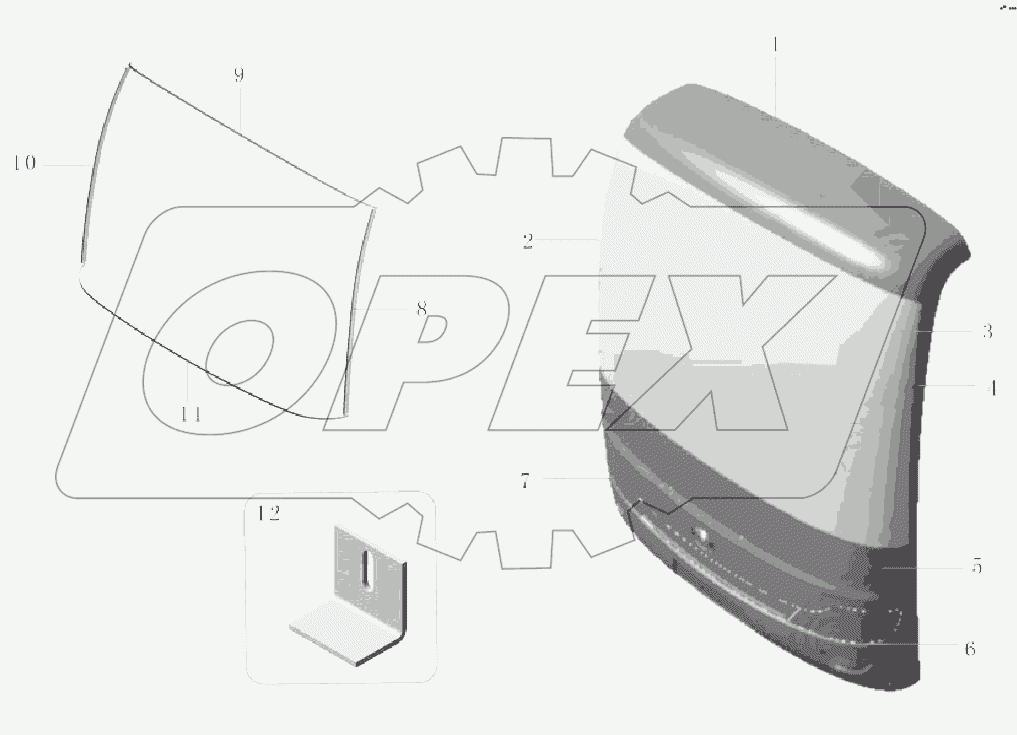 A229-5302 Обшивка передка в сборе ZK6121HQ