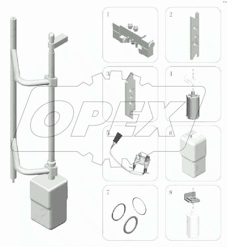 6108-00641 Цилиндр двери