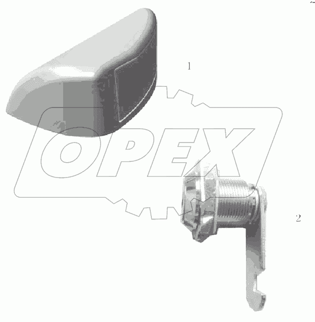 5804-03679 Переднее отделочное изделие правой багажной полки